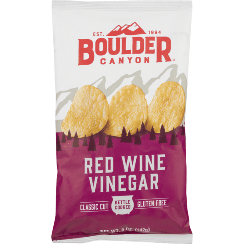 Boulder Canyon Potato Chips Red Wine Vinegar (5 oz) Instacart