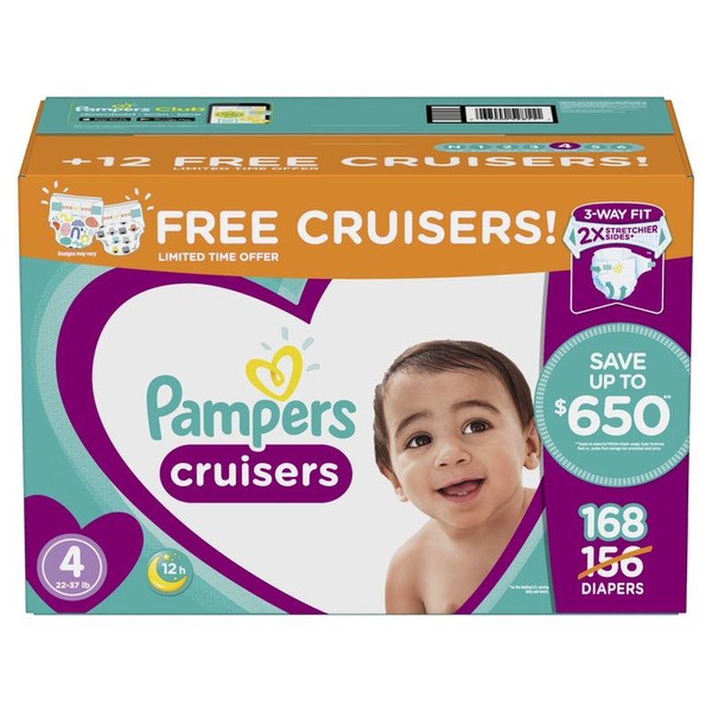 pampers 4 168