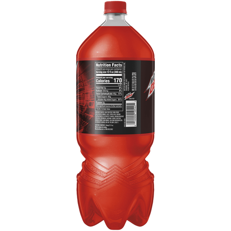 Mtn Dew Code Red Cherry Flavor 2 L Delivery Or Pickup Near Me Instacart