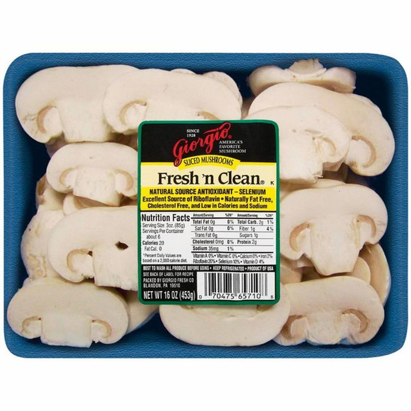 Monterey Sliced White Mushrooms