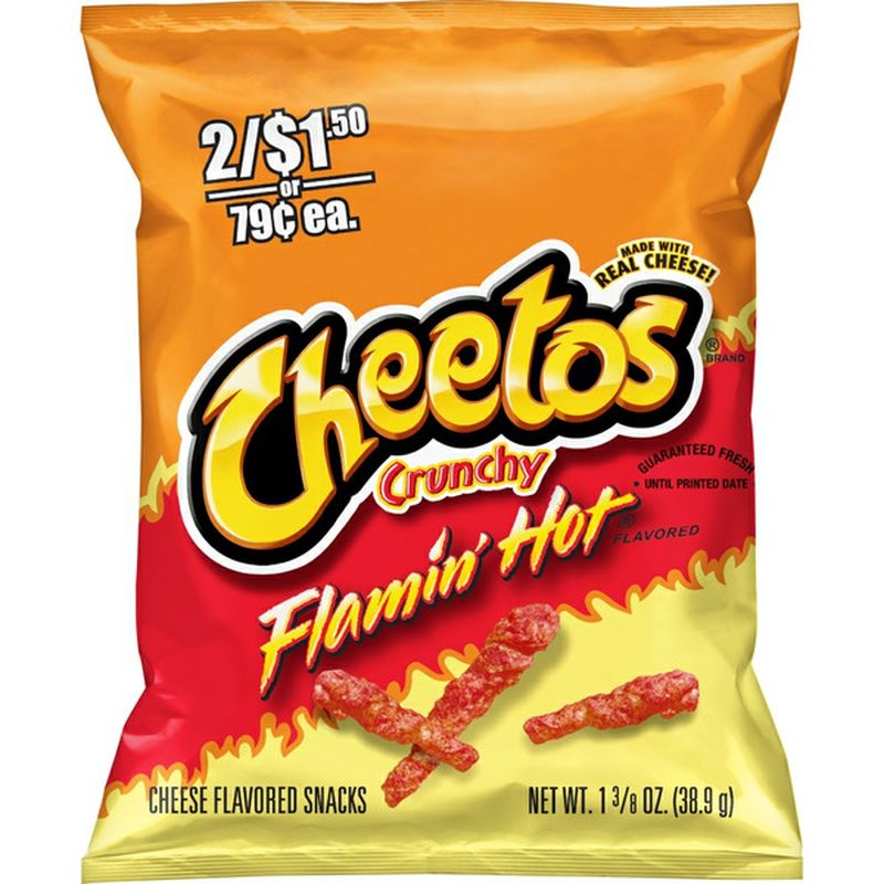 CHEETOS Crunchy Flamin' Hot Cheese Flavored Snack