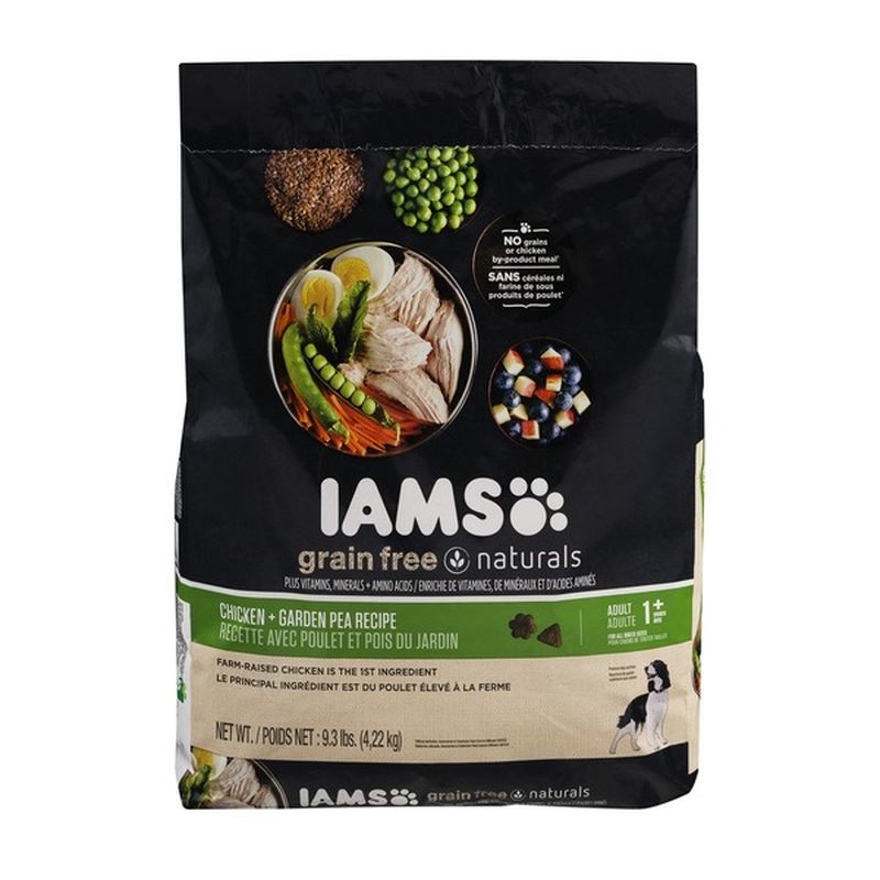 iams grain free dog food chicken and pea