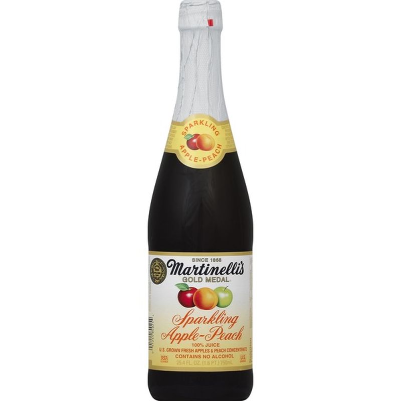 Martinelli's 100 Juice, Sparkling ApplePeach (fl oz) Delivery or