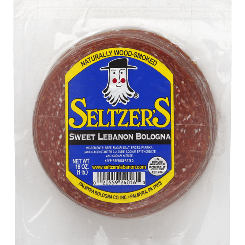 Seltzer's Bologna, Lebanon, Sweet (16 oz) Delivery or Pickup Near Me