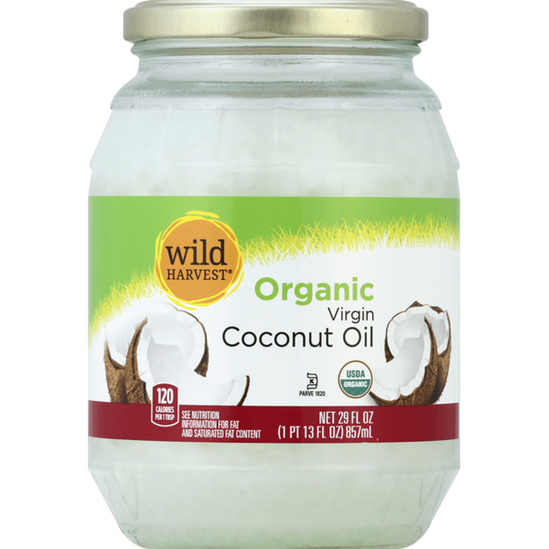 Wild Harvest Coconut Oil, Organic, Virgin (29 oz) - Instacart