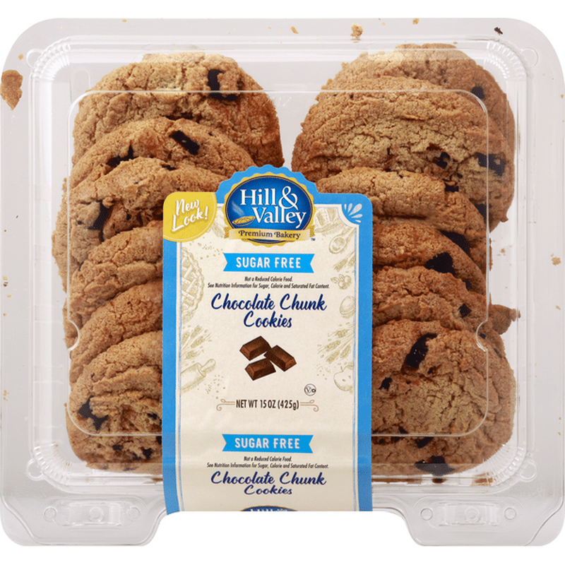 Hill & Valley Cookies, Sugar Free, Chocolate Chunk (15 oz) from Lunardi