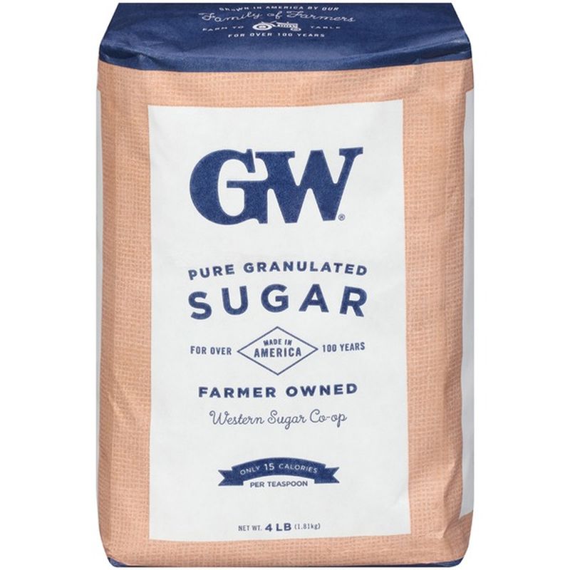 GW Pure Granulated Sugar (4 lb) Instacart