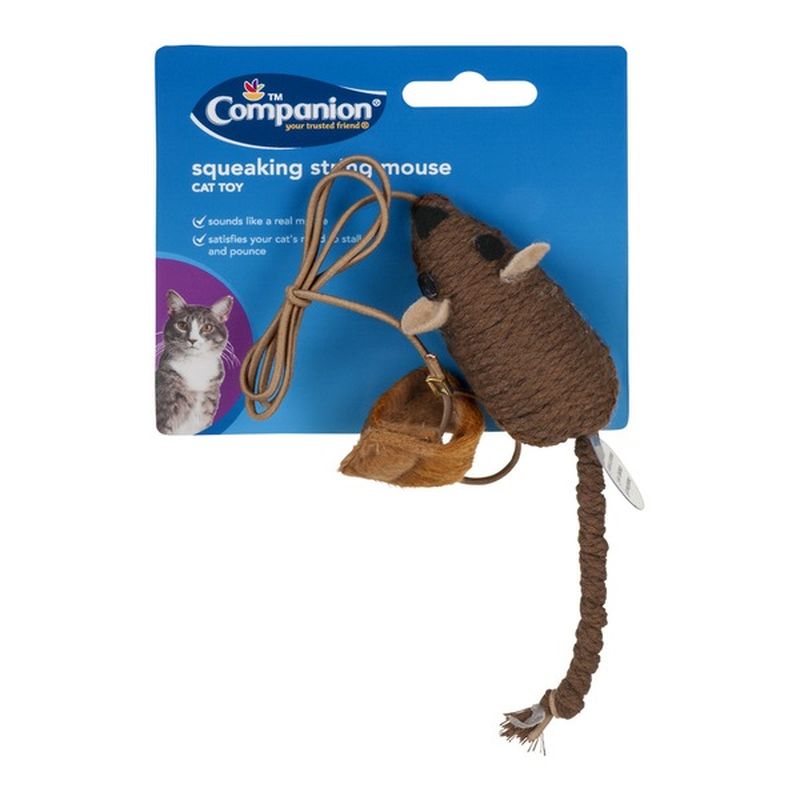 squeaking mouse cat toy