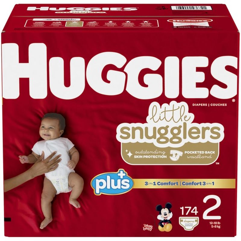 size 2 huggies snugglers