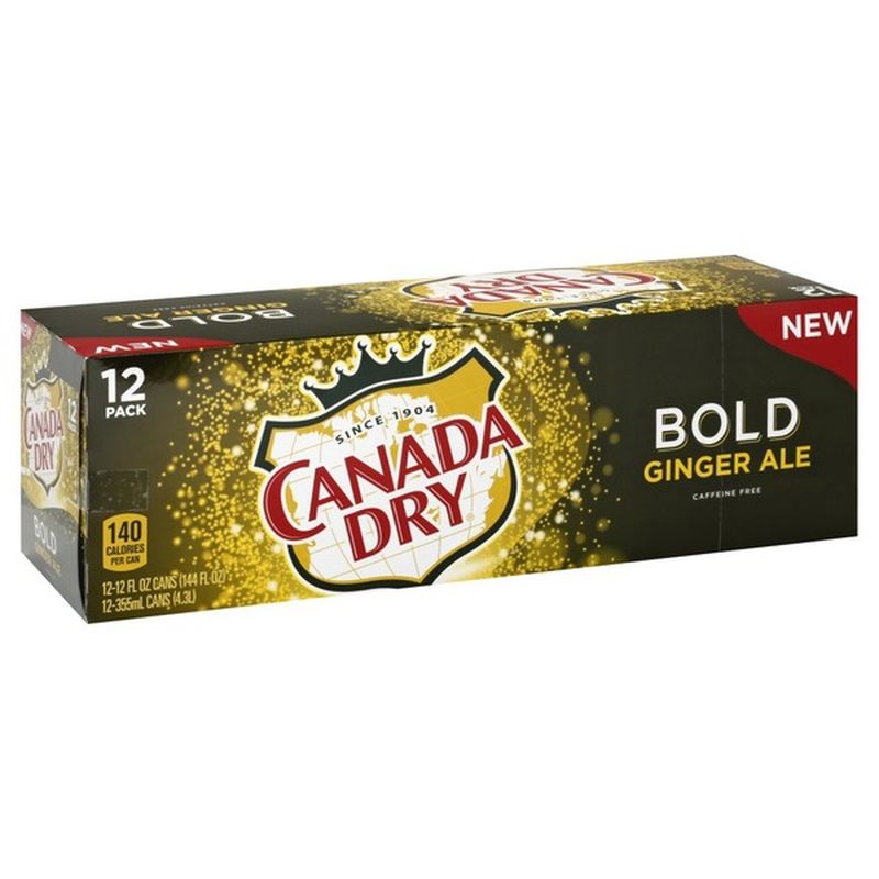 Canada Dry Ginger Ale Bold 12 Pack 12 Each Instacart