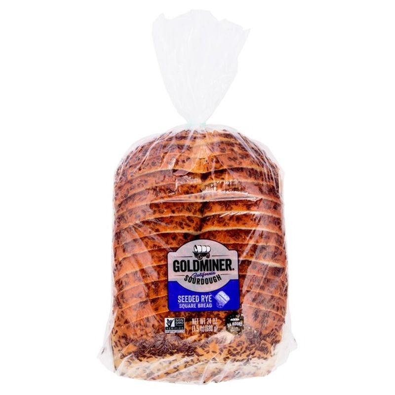 Goldminer California Sourdough Seeded Rye Square Bread (24 oz) from