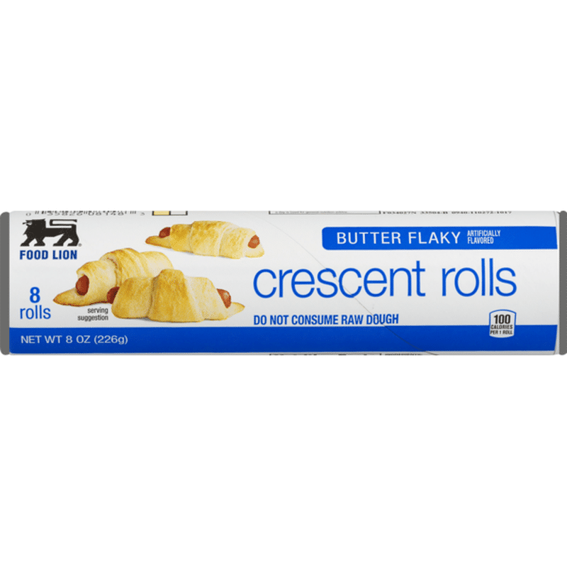 Food Lion Crescent Rolls Butter Flaky Can 8 Ct Instacart