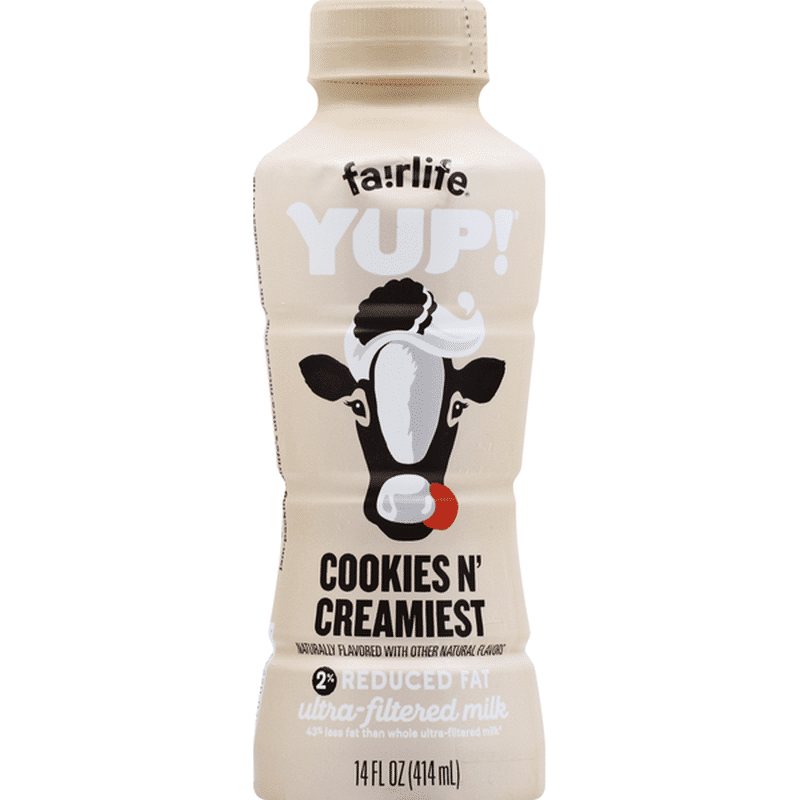 fairlife Milk, UltraFiltered, Reduced Fat, 2 Milkfat , Cookies N' Creamiest (14 oz) Instacart