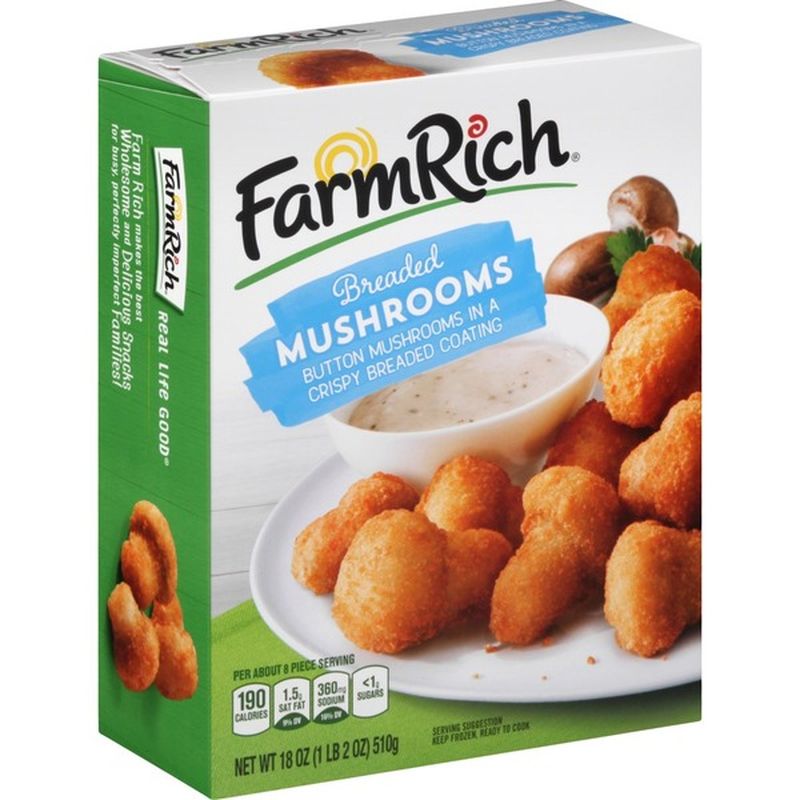 Farm Rich Breaded Mushrooms (18 oz) from Kroger Instacart