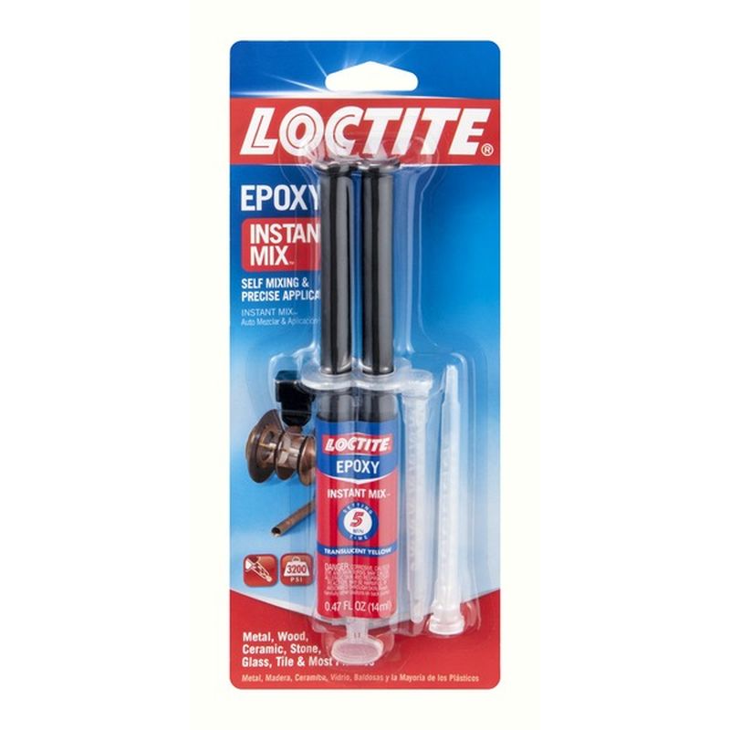 Loctite Epoxy Instant Mix Translucent Yellow (0.47 fl oz) Instacart