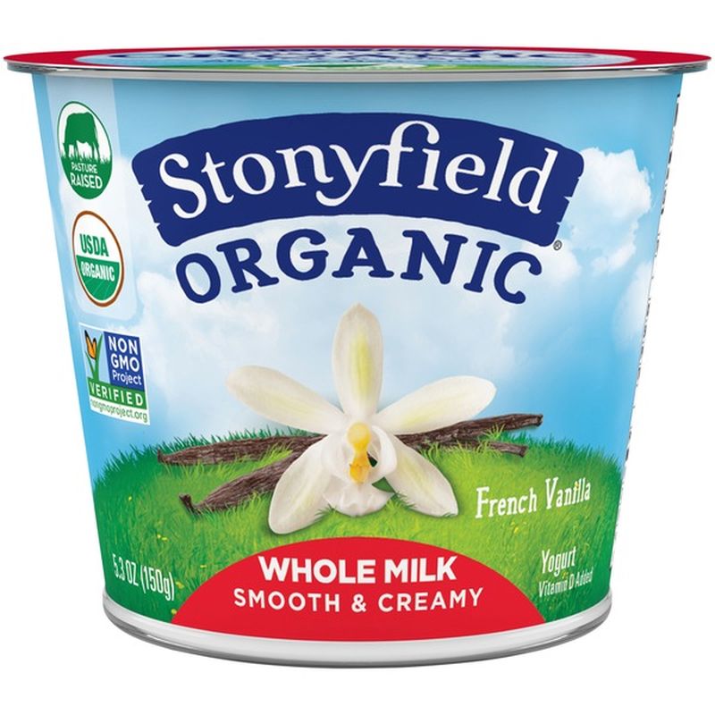 Stonyfield® Organic Vanilla Classic Yogurt (5.3 oz) - Instacart