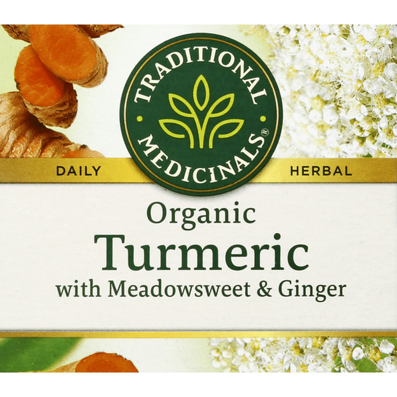 Traditional Medicinals Herbal Supplement, Organic, Turmeric, with