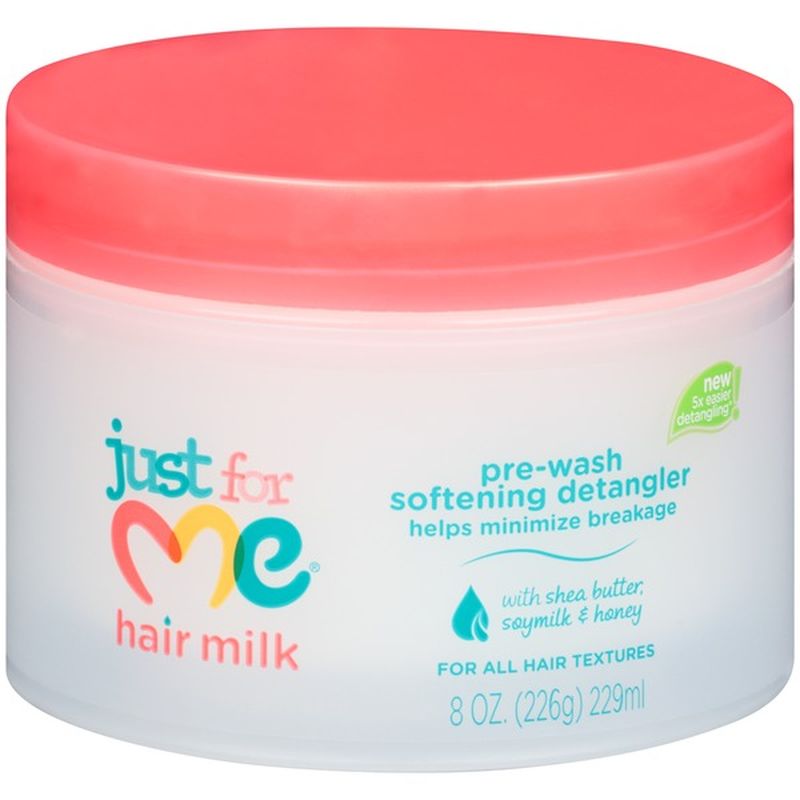 Just For Me Pre Wash Softening Detangler Hair Milk 8 Oz Instacart