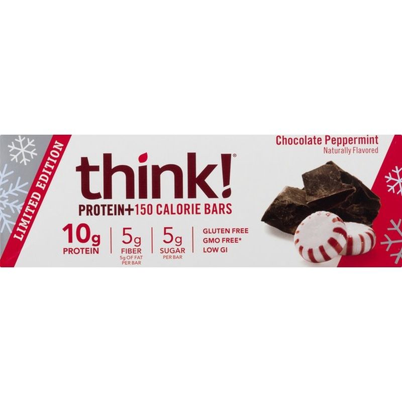 Think! Protein Bars, Chocolate Peppermint, Limited Edition (10 each