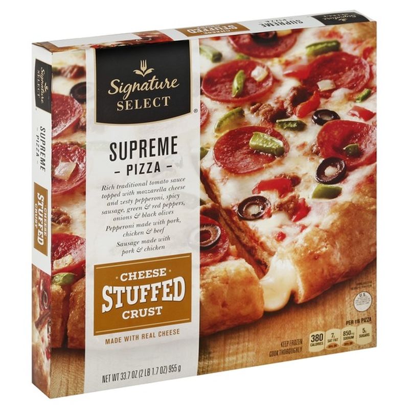 sam's choice stuffed crust supreme pizza