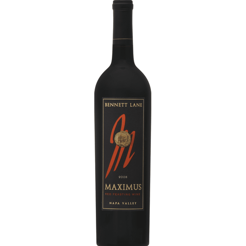 Lane Red Wine, Maximus, Napa Valley, 2008 (750 ml) Instacart