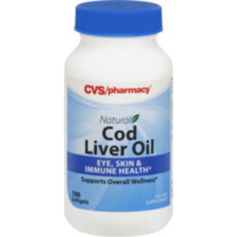 CVS Health Cod Liver Oil Dietary Supplement (100 ct) from CVS Pharmacy
