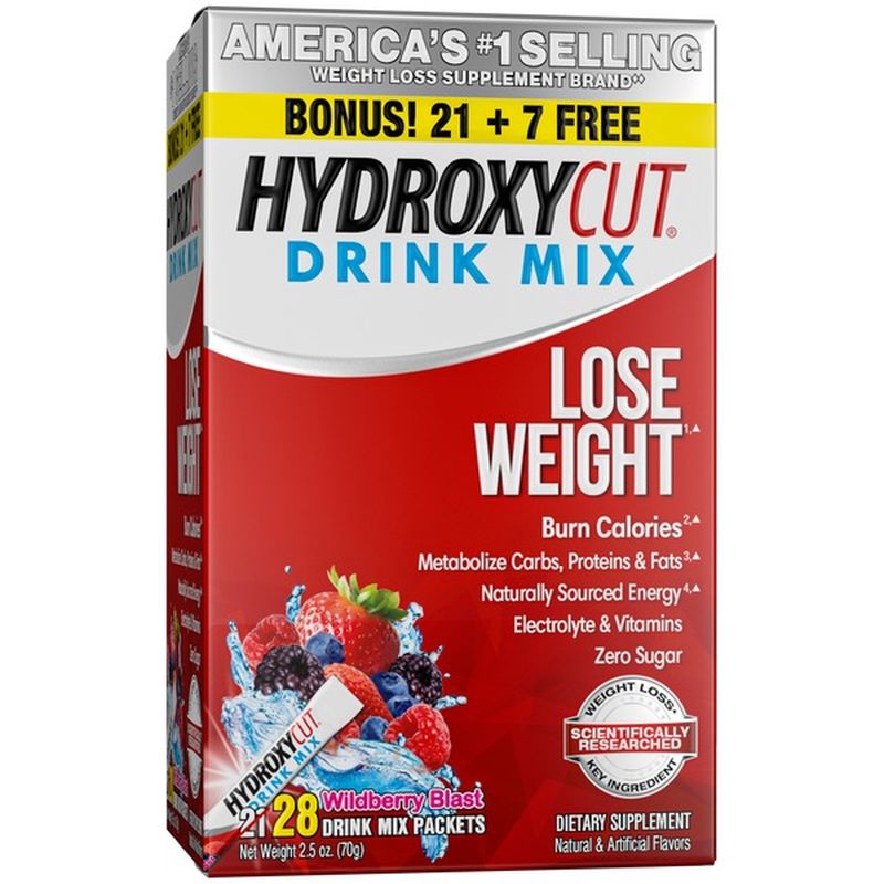 Hydroxycut Advanced, Wild Berry, Weight Loss Dietary Supplement Drink