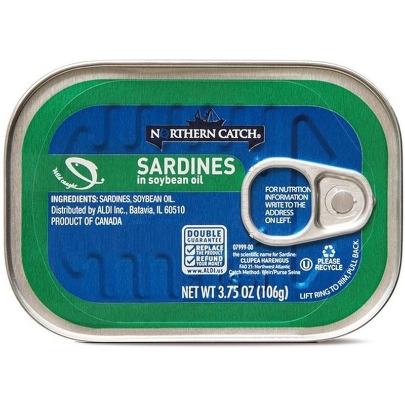 Northern Catch Sardines In Oil (3.75 oz) from ALDI Instacart