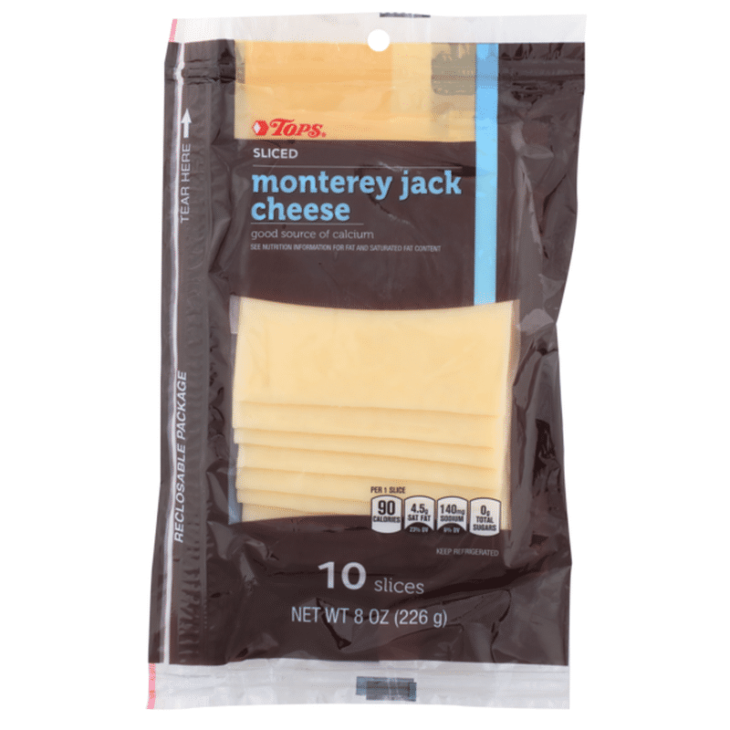 Tops Monterey Jack Sliced Cheese (8 oz) Instacart