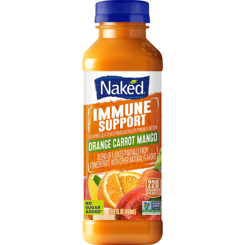 Naked Orange Carrot Juice Smoothie Fl Oz Instacart