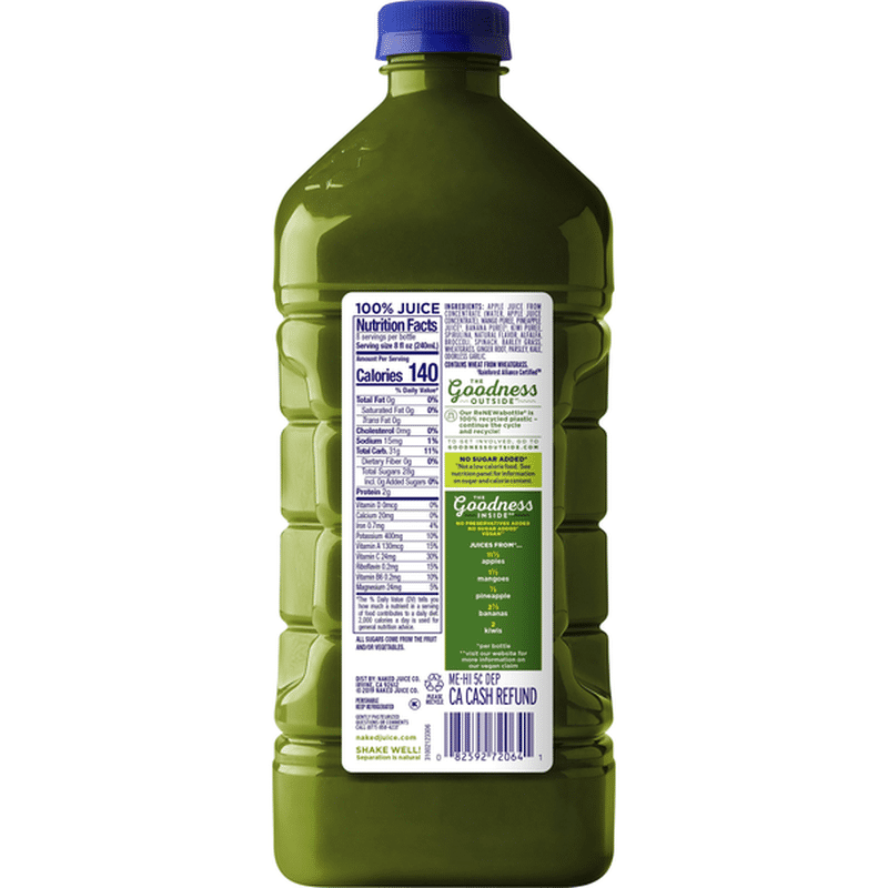Naked Boosted Green Machine Juice Smoothie (15.2 fl oz 