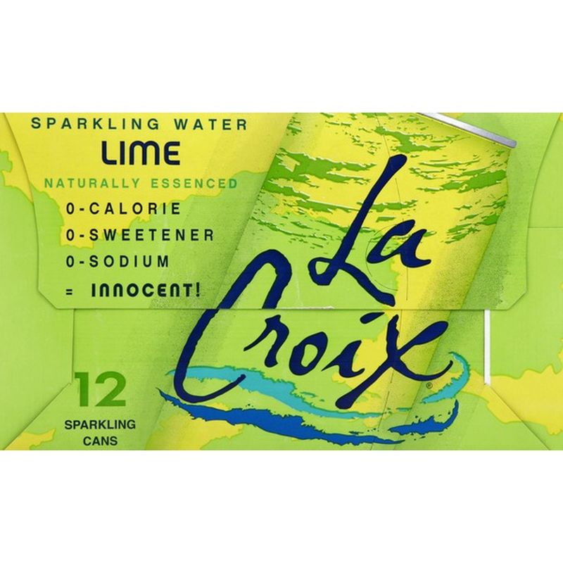 LaCroix Sparkling Water Lime (12 fl oz) from SuperFresh Instacart