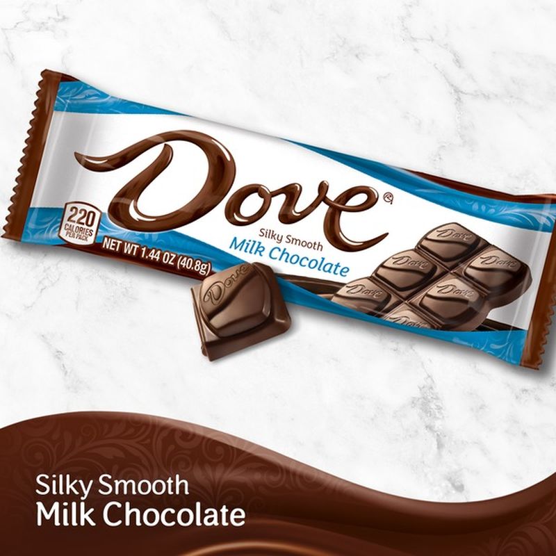Dove Silky Smooth Milk Chocolate (1.3 oz) Instacart