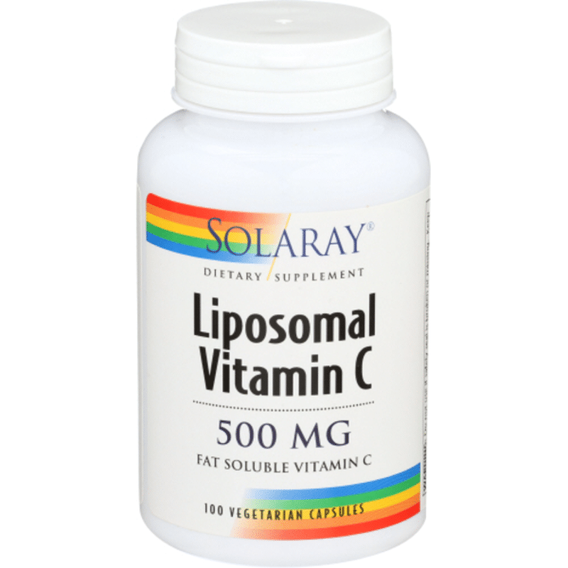 Solaray Liposomal Vitamin C, 400 mg, Vegcaps (100 each) - Instacart