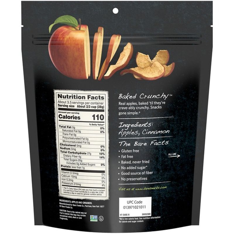 Bare Cinnamon Apple Chips 3 4 Oz Instacart