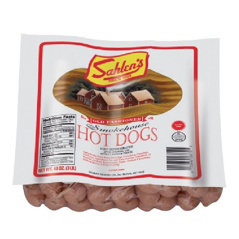 Sahlens Old Fashioned Smokehouse Hot Dogs 48 Oz Instacart