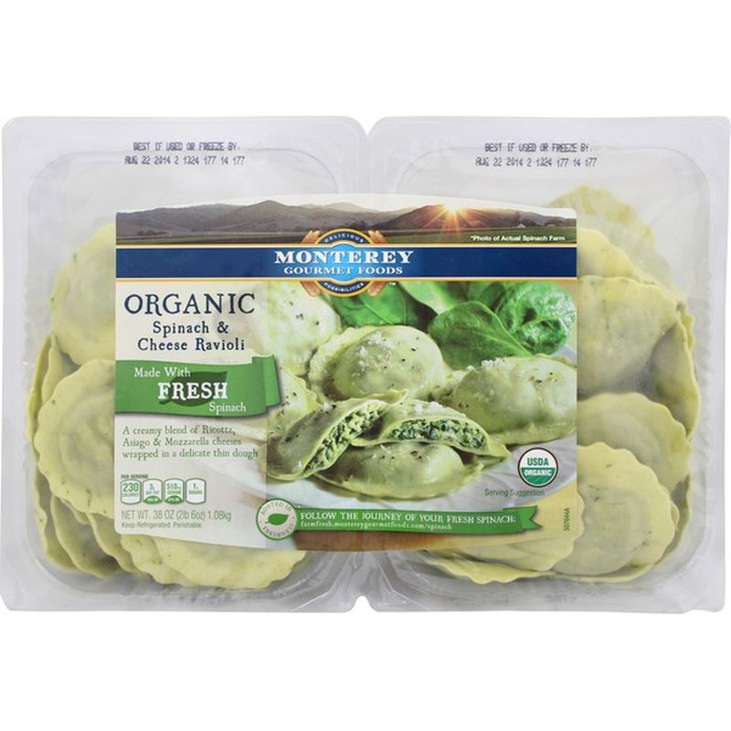 El Monterey Organic Fresh Spinach and Cheese Ravioli