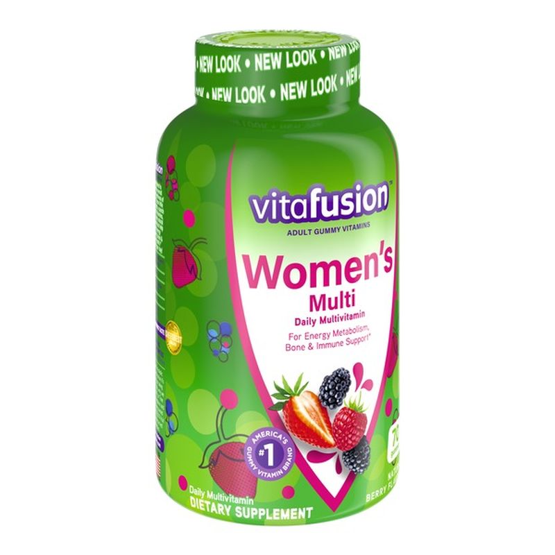 VitaFusion Women’s Supercharged Multi Dietary Supplement Gummies (70 1n ...