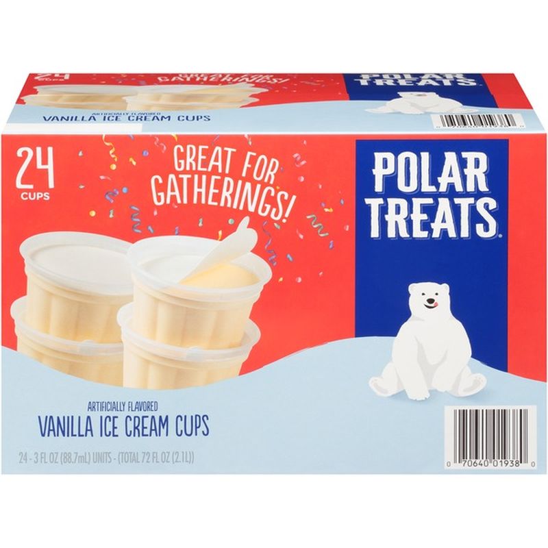 Polar Treats Vanilla Ice Cream Cup (3 fl oz) Instacart