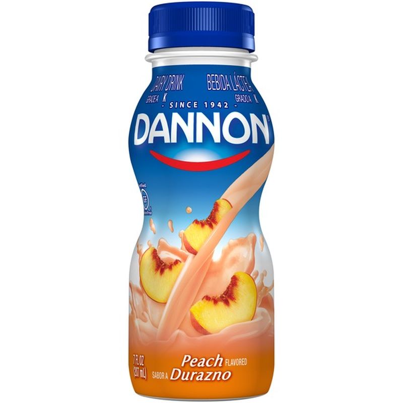 Dannon Peach Dairy Drink (7 fl oz) Instacart
