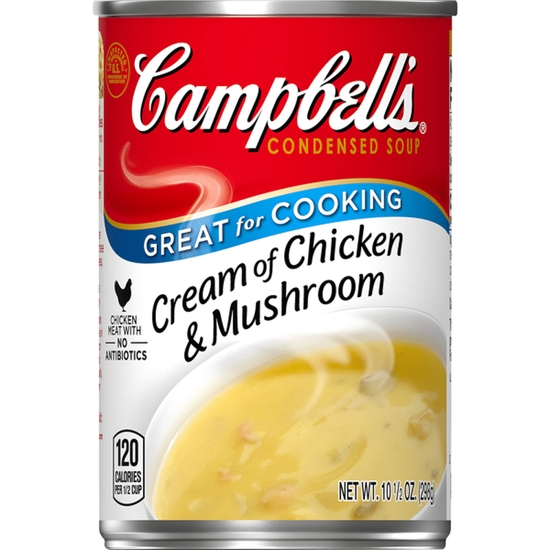 Campbell's® Cream of Chicken & Mushroom Soup (10.5 oz) - Instacart