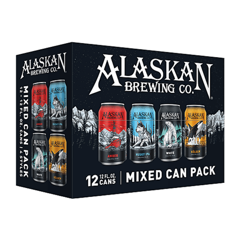Alaskan Amber Beer, Mixed Can Pack (12 each) from BevMo! Instacart
