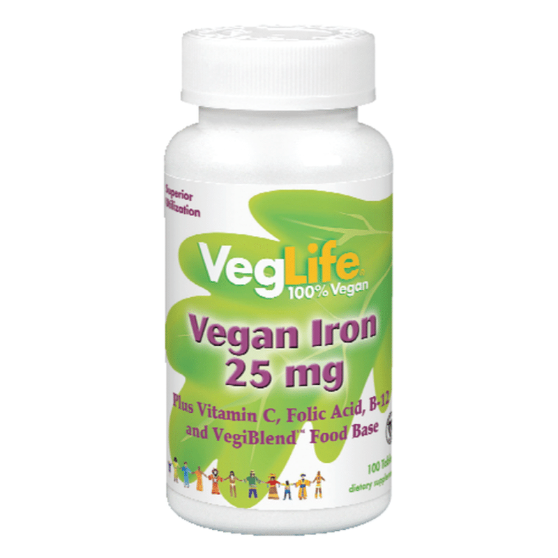 VegLife Vegan Iron Dietary Supplement (25 mg) Instacart