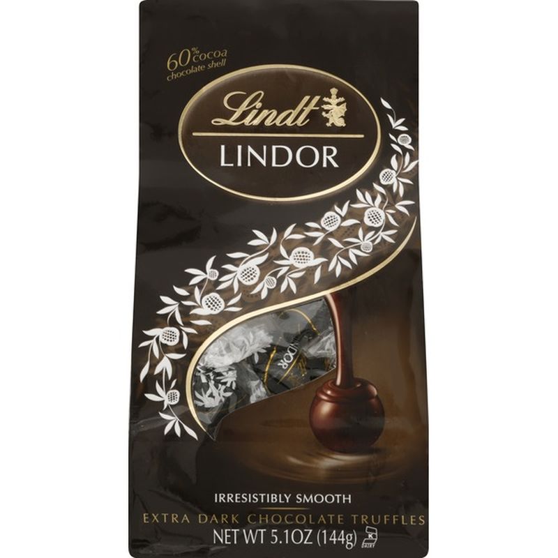 Lindt Lindor 60 Extra Dark Chocolate Truffles 51 Oz From Stop And Shop Instacart 6194
