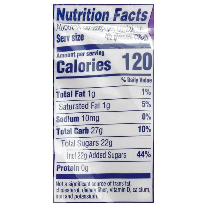 calories in sweet tart chews