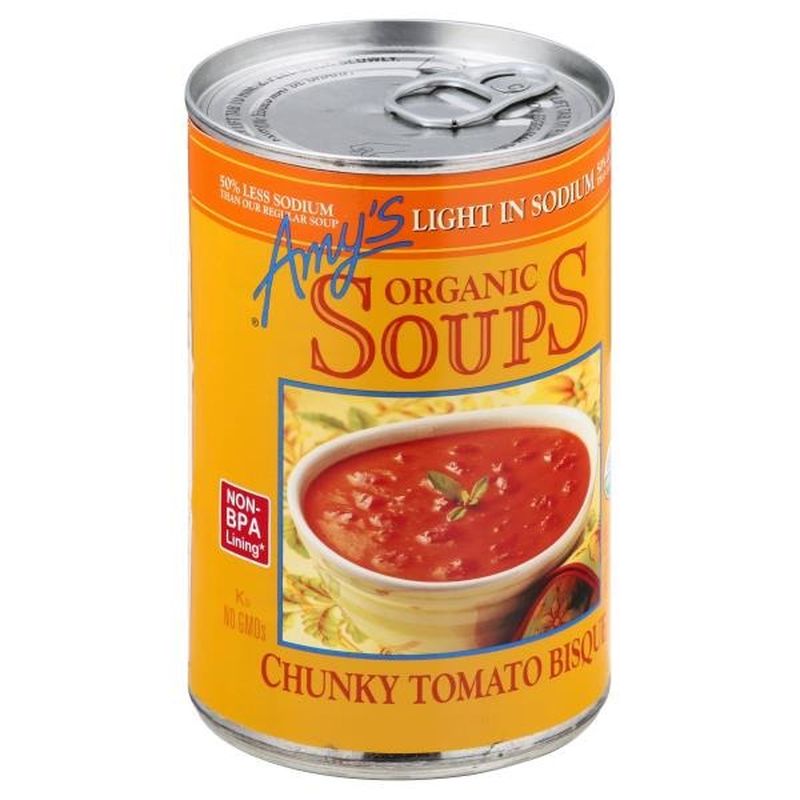Amy's Organic Low Sodium Chunky Tomato Bisque Soup (14.5 oz) from