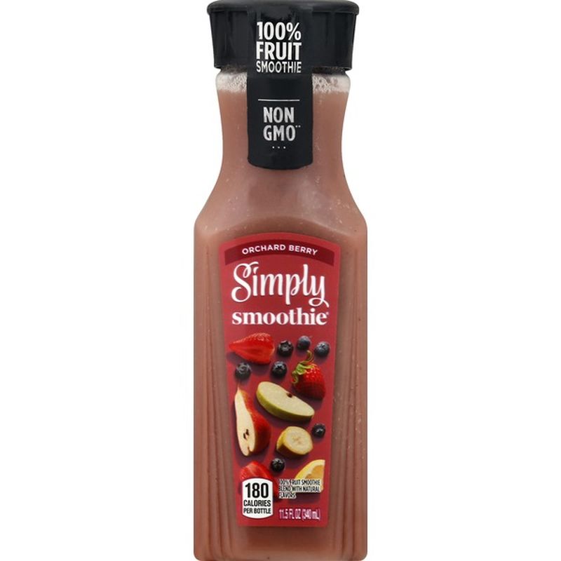 Simply Smoothies Orchard Berry Juice 100 Bottle (11.5 oz) Instacart