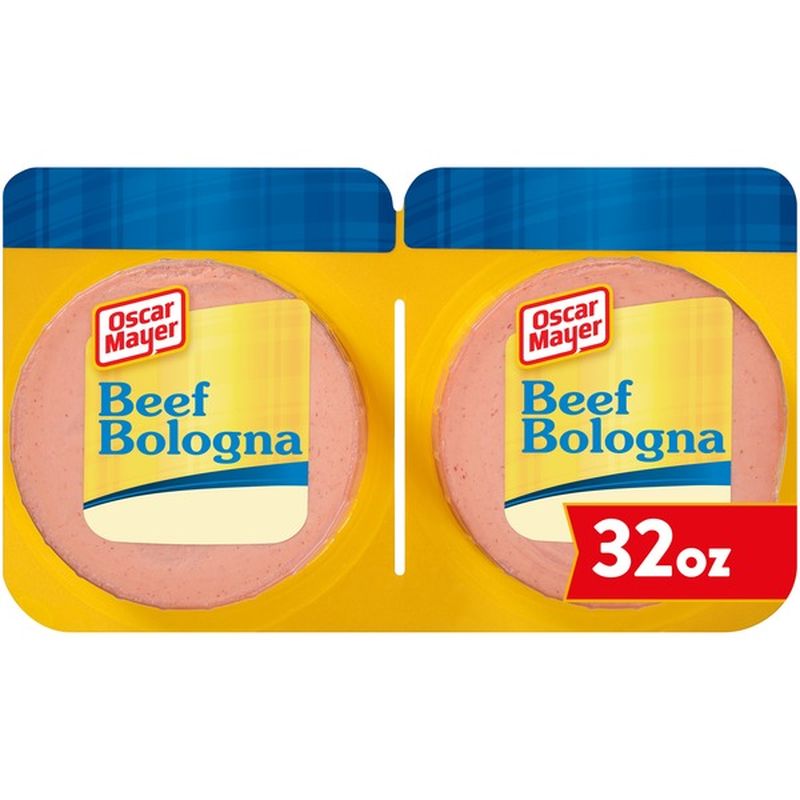 Oscar Mayer Beef Bologna Sliced Lunch Meat Twin Pack (16 oz) Instacart