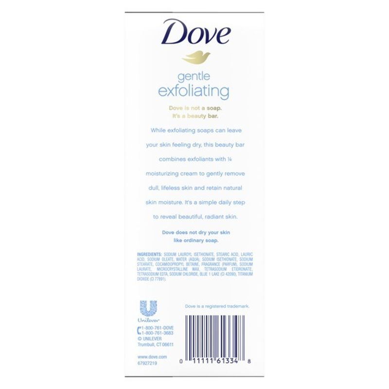 Dove Beauty Bar Gentle Exfoliating