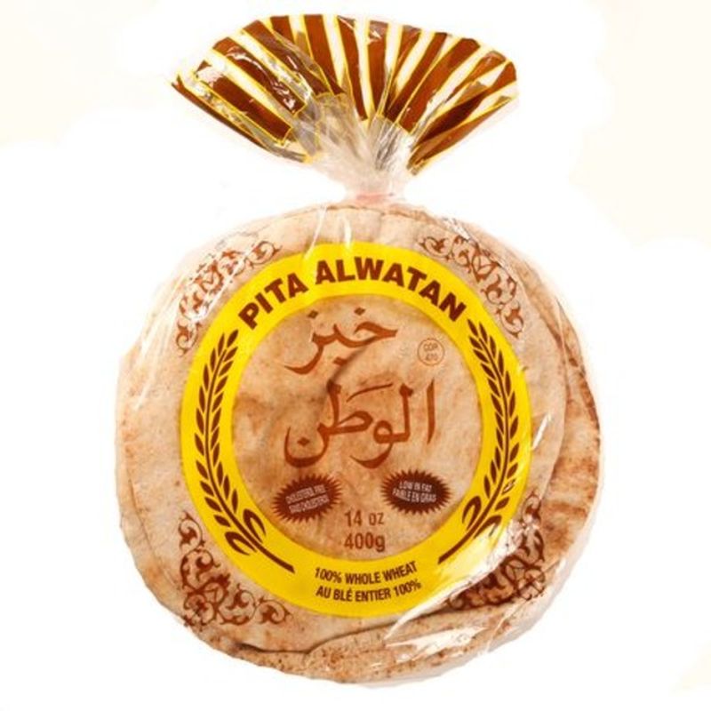 Pita Alwatan Pita Bread, 100 Whole Wheat (14 oz) Instacart